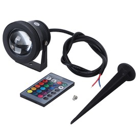 10W Landscape Light Waterproof Outdoors RGB LED Garden Lamp with Remote Control DC12VRGB