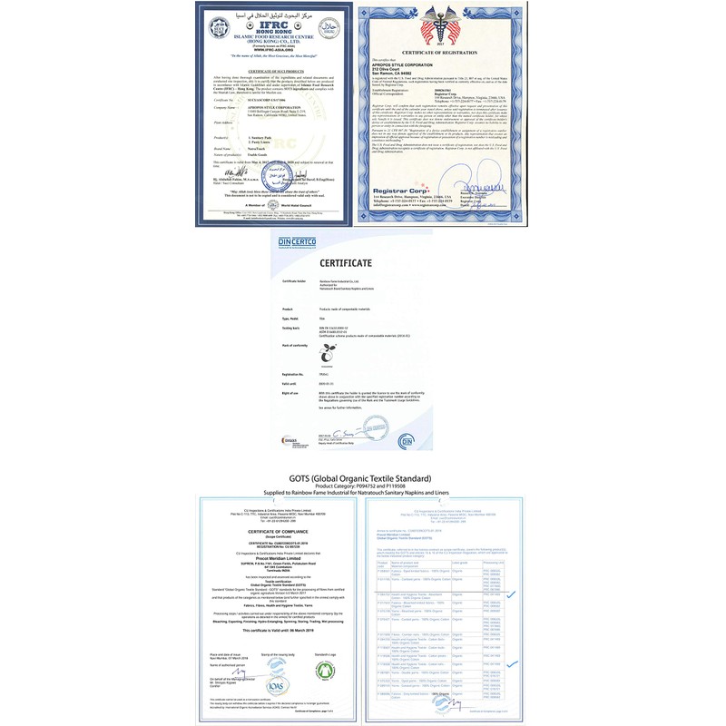 NATRATOUCH ~ COMPOSTABLE ~ Natural Bamboo Charcoal Regular Pads
