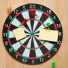 Cork Dartboard, Includes 4 Darts Metal Tip, Professional Number Ring