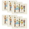 Artoid Mode Nutcracker Merry Christmas Place Mats Set of 6