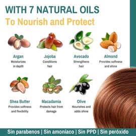 Leganza Hair Coloring Conditioner Natural Balm Color Café Latte Nº 71 | Enriched with 7 Natural Oils | Ammonia, PPD and Paraben Free | 150 ml