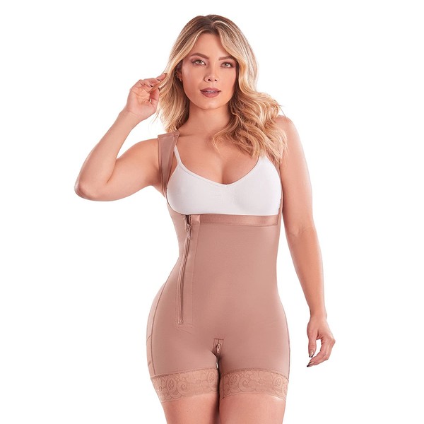 SHAPE CONCEPT Fajas Colombianas Moldeadoras 344 Lateral Zipper Postpartum Girdle