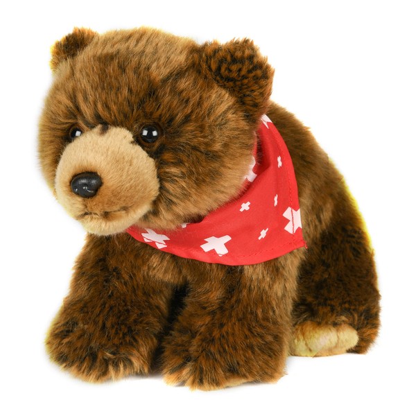 Uni-Toys - Brown Bear with Neckerchief, Standing (Large) - 27