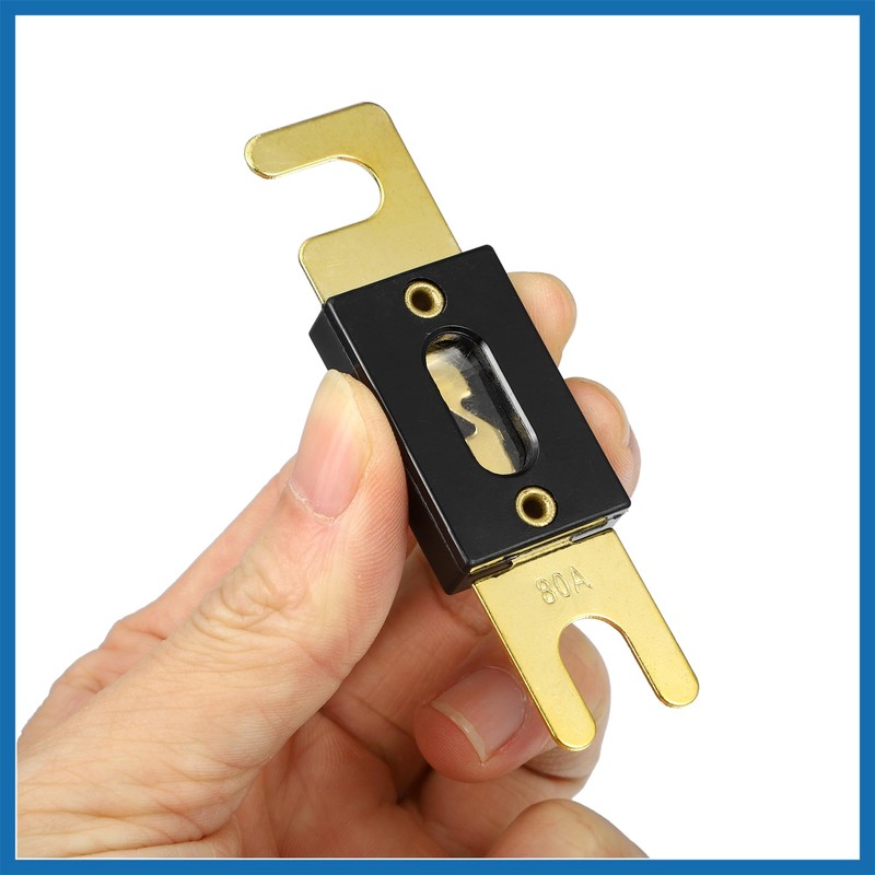 A ABSOPRO 2pcs Fuse Replacement 80A ANL Fuses Car Audio