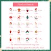 Tomovely 20 Pairs Christmas Earrings for Women Xmas Holiday Stu