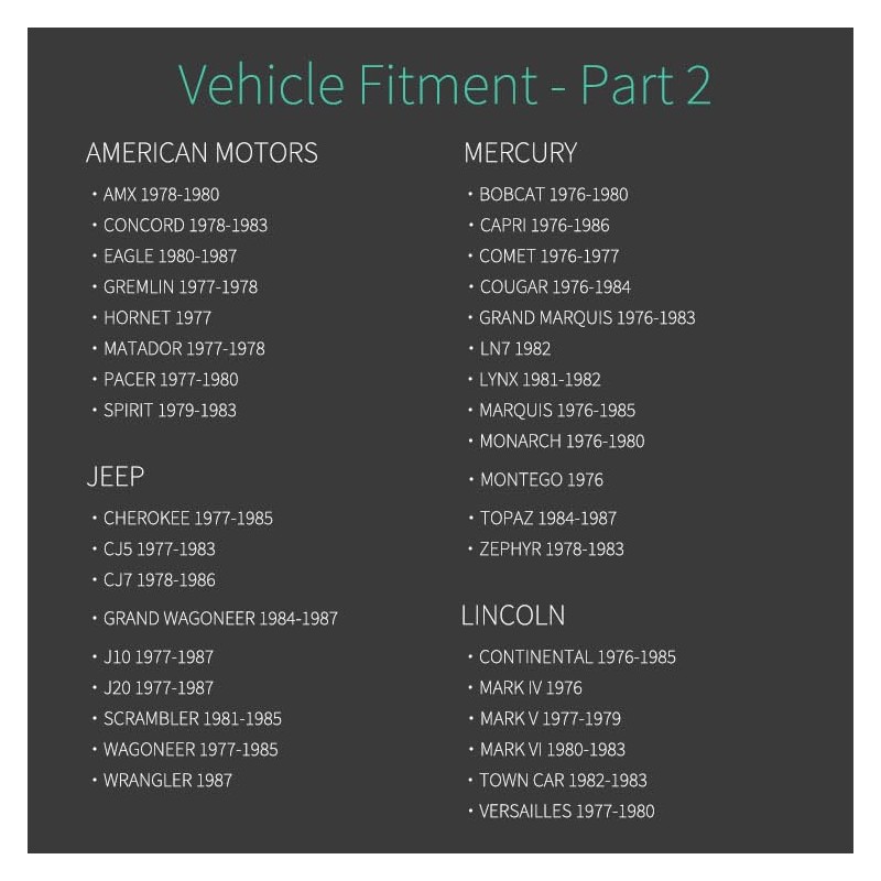 Ignition Control Module Compatible with Select Models of Ford Jeep