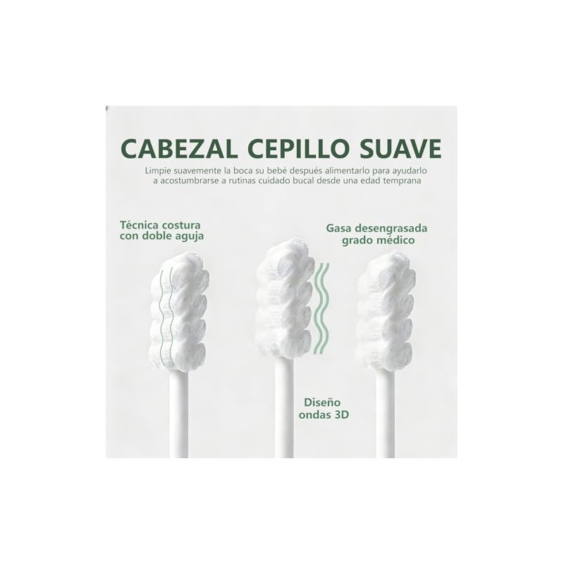 102 Piezas Limpiador de Lengua para beBe, Sin BPA