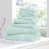BOUTIQUO 8 Piece Towel Set 100% Ring Spun Cotton, 2