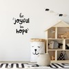 Aurabeam Vinyl Wall Art Decal - Be Joyful in Hope