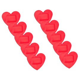 KOMBIUDA 10pcs -shaped Breathable Patches Pe Material for Care Lightweight Portable for Daily Use for Scrapes Cuts