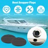 1-3/4" Boat Scupper Flapper Replacement - for Boats Stainless Steel