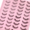 False Eyelashes Natural Look Fluffy Mink Lashes 4 Styles Wispy