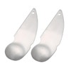 BIUDECO 2Pcs Stainless Steel Kiwi Cutters Spoons Effortless Digging Tool