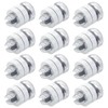 12 PCS Electric Fence Wire Connectors for 12-17 Gauge Aluminum