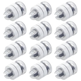 12 PCS Electric Fence Wire Connectors for 12-17 Gauge Aluminum Wire, Spool Galvanized Steel Wire, Poly Rope|Aluminum ALloy split bolts for Reliable Conductivity and Rust & cold Resistance