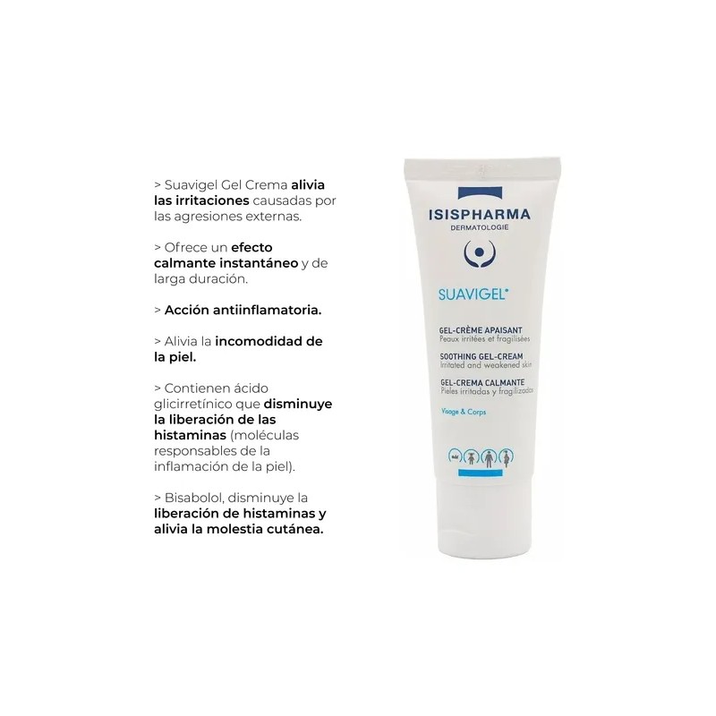 Isis Suavigel Gel Crema Calmante 40 Ml
