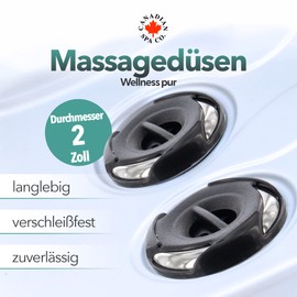 CANADIAN SPA CO. Hurricane Rotating Nozzle Massage Nozzle Pool Diameter 50 mm Pool Accessories