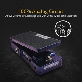 HOTONE Hotone Wah Active Volume Passive Expression Guitar Effects Pedal Switchable Soul Press II 4 in 1 with Visible Guitar Effects Pedal