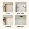 Universal Frame Hanger, Jumbo, 6 Plastic Picture Hangers, 16 Large