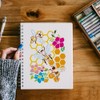FINGERINSPIRE Beehive Stencils with Paint Brush, 11.7x8.3Inch Honeybee Pattern, Spring
