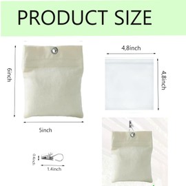 EUGFI 6Pcs Outdoor Curtain Weights Bags with Metal Clips and PE Sealed Bags Ideal for Securing Outdoor Curtains Cabana Gazebo Garden in Windy Conditions Reusable Premium Quality Material