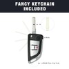 SEGADEN Modified Upgraded Key Shell Compatible with Volkswagen Golf GTI