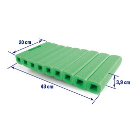 Karl Dahm Knee and Seat Cushion, 40 x 20 cm, Soft Foam Knee Cushion & Seat Cushion, Knee Pad for Gardening, Household, Crafts & Leisure, Comfortable Underlay for Any Work - 10192