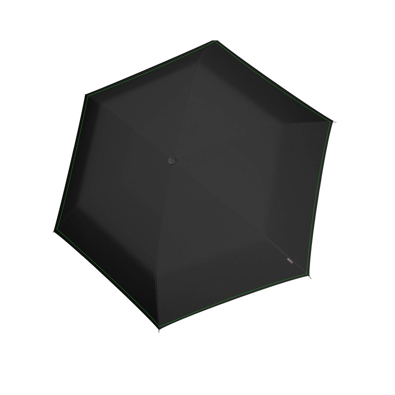 Knirps U.200 Ultra Light Duomatic Pocket Umbrella Neon Black