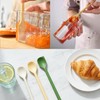 UCSAJI Silicone Jar Scraper Long Dual End Silicone Spatula Thin