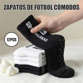 12 Pares Calcetines Futbol Medias Deportes Antideslizantes12