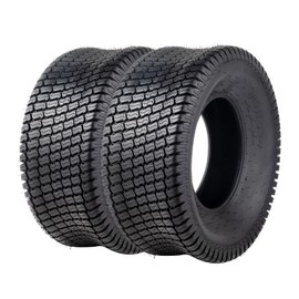 AutoForever 26x10.50-12 Lawn Mower Turf Tires 4 Ply 26x10.5x12 Lawn & Garden Tractor Golf Cart Tyres Tubeless 26-10.5-12 Set of 2