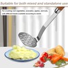 NJJYBROS Potato Masher, Stainless Steel Anti-Slip Handle Mashed Potatoes Masher