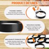 Patelai 6 Pcs Professional Egg Ring Pancake Ring Set Stainless