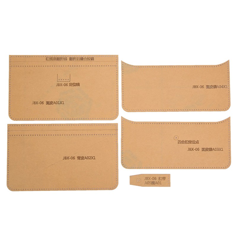 Mobile Phone Bag Acrylic Making Template Set Long Wallet Handbag