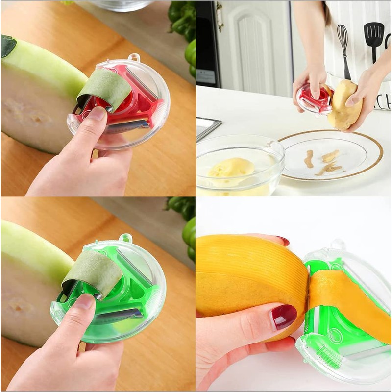Pack of 3 Peeler Potato Peeler, Multifunctional Fruit and Vegetable