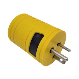 Parkworld 884890 20 AMP Generator Adapter 5-20P Male to Twist Lock 3-Prong L5-20R Female