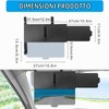 Estensore Parasole Auto, Aletta Parasole Universale con Protezione dai Raggi