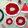 Bulyoou 3 Pcs Christmas Pet Jingle Bell Collars Festive Christmas/Holiday