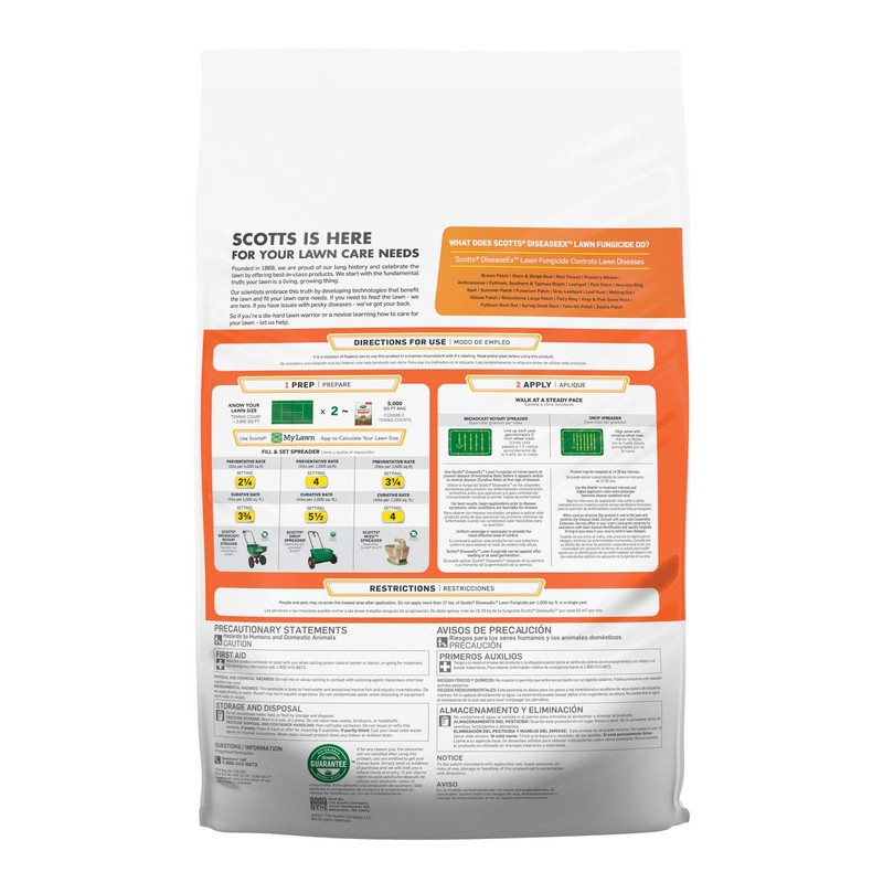 Scotts DiseaseEx Lawn Fungicide, Fungus Control, Fast Acting, Treats up