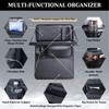 Coverado Backseat Car Organizer, Nappa Leather Car Seat Organizer with