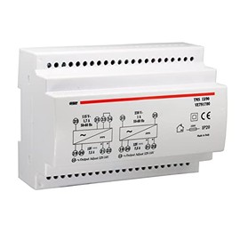 VEMER VE791700 TMS 12/90 - Power Supply for DIN Rails, Stabilised Switching Power Supply, Transformer with Output Voltage 12 V DC, Power 90 W, White