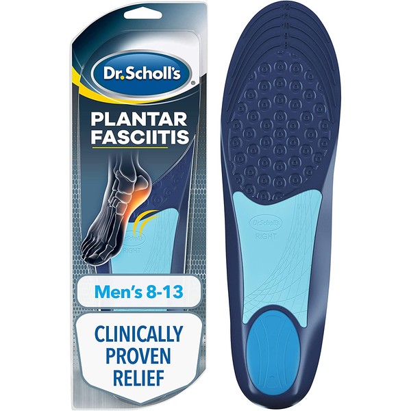 Dr. Scholl’s PLANTAR FASCIITIS Pain Relief Orthotics // Clinically Proven Relief and Prevention of Plantar Fasciitis Pain (for Men's 8-13, also available for Women's 6-10)