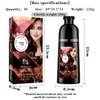 Natural Brown Hair Colour Shampoo 400 ml, Chestnut Brown, Instant