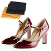 Hpmjz 4 PCS Shoe Heel Repair Kit Square High Heel