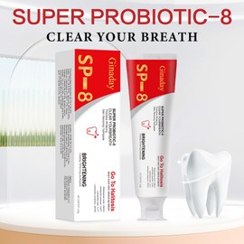 Sp-8 Probiotic Toothpaste, Sp 8 Toothpaste Fresh Breath, with Probiotics Oalance Oral Microbiota Deep Cleaning Care Toothpaste -2Pcs