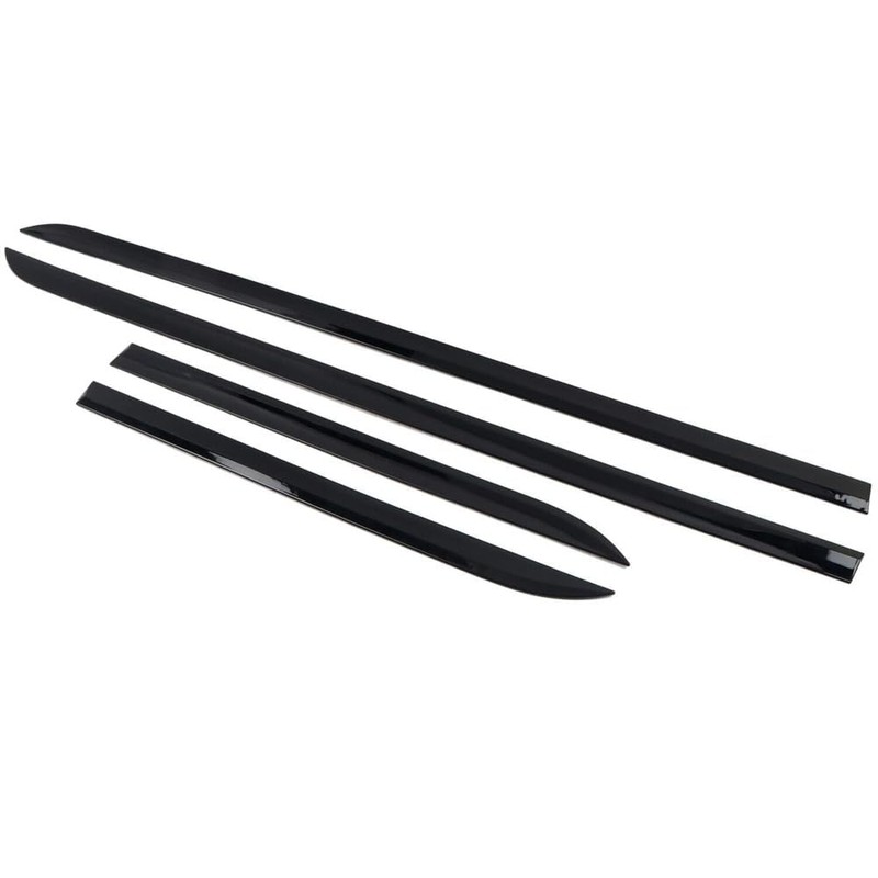 L2R Glossy Black Exterior Side Door Body Molding Bump Protector