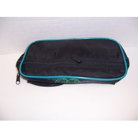 World Sports International Fanny Pack Black with Teal Piping