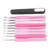 9Pcs Crochet Hooks Anti Slip Ergonomic Design Lightweight Portable Crochet
