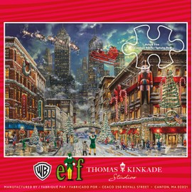 Ceaco - Thomas Kinkade - Elf- 100 Piece Jigsaw Puzzle for Families Challenging Puzzle Perfect for Game Nights - Finished Puzzle Size is 15.00 x 11.00