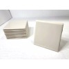 Daltile Beige Almond Ceramic 4.25X4.25 in Bullnose Tile Square Subway